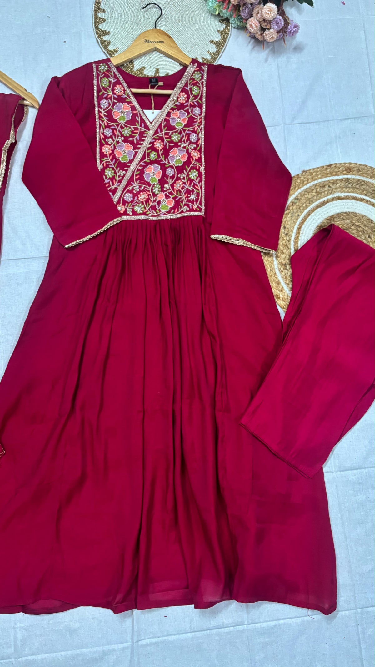 Suit set silk