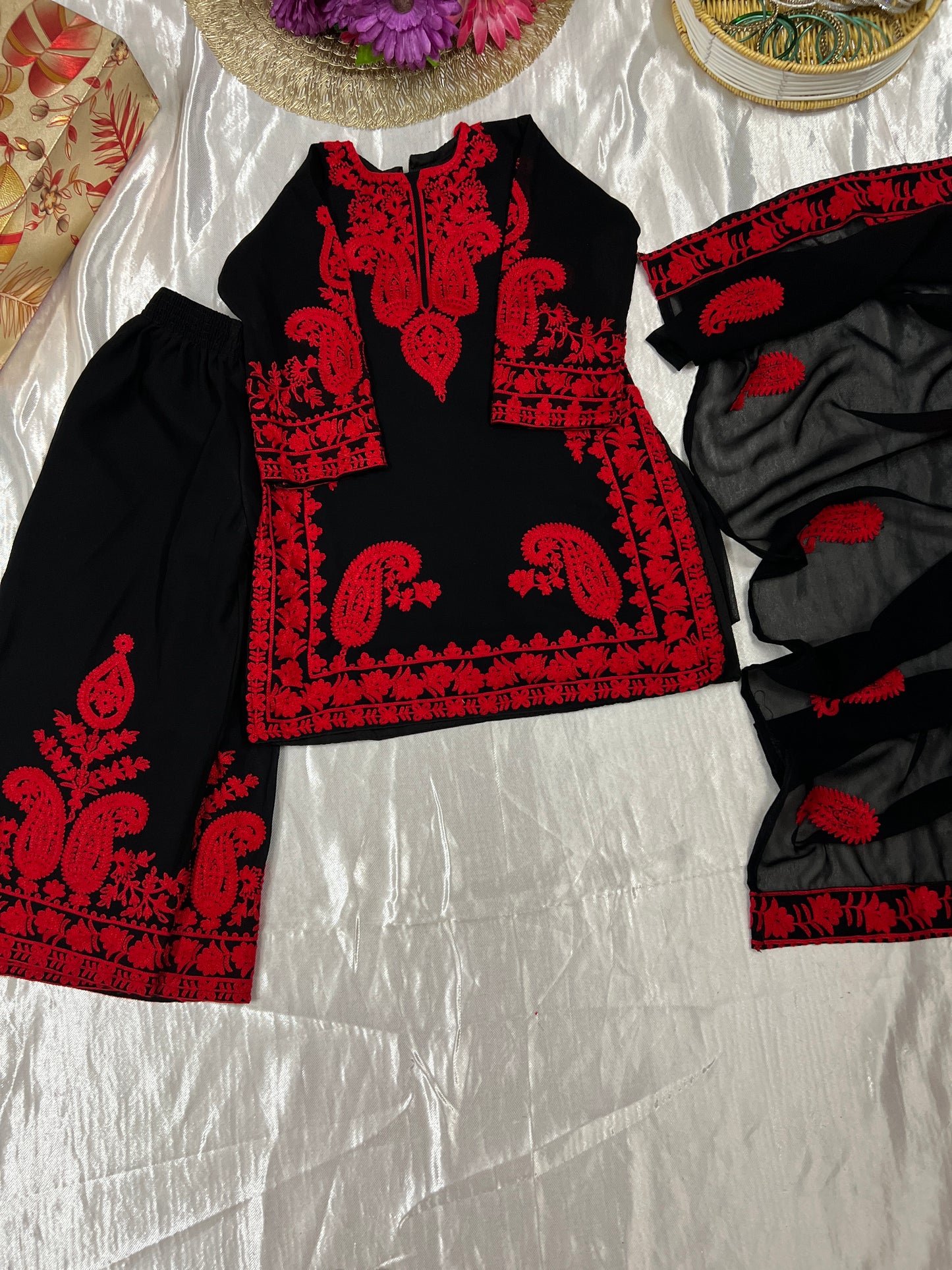 Kids Lucknowi style dress NP
