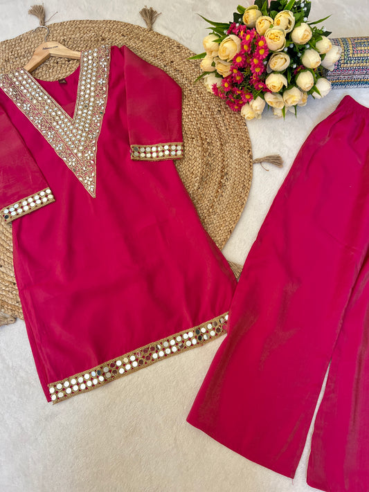 Premium Cord set with full Mirror work CBRP 1044