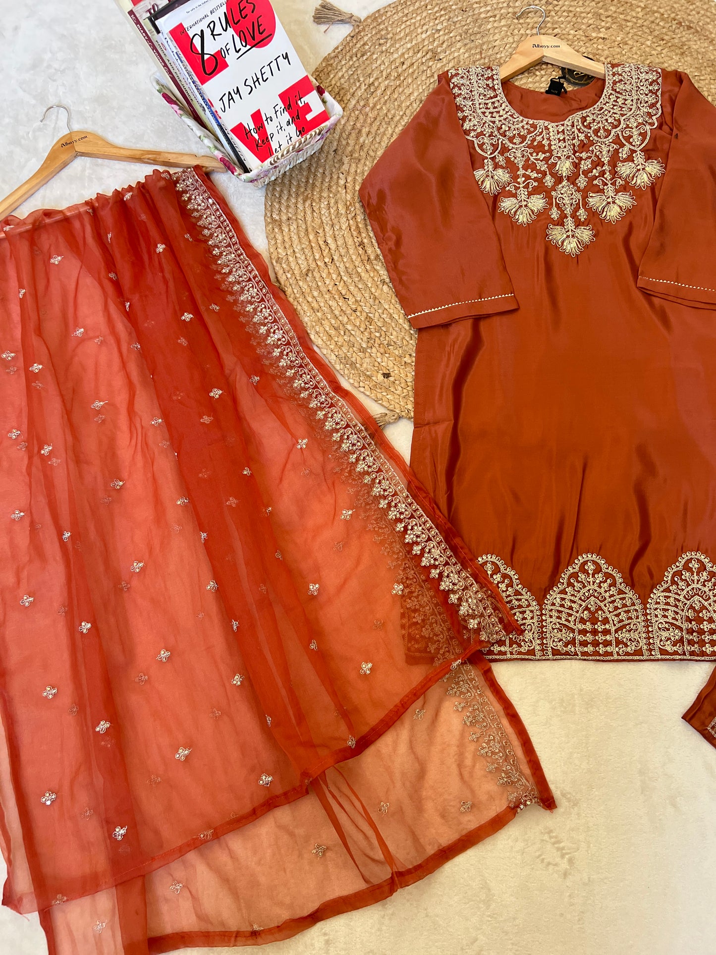 Beautiful dress in Muslin Silk -1044