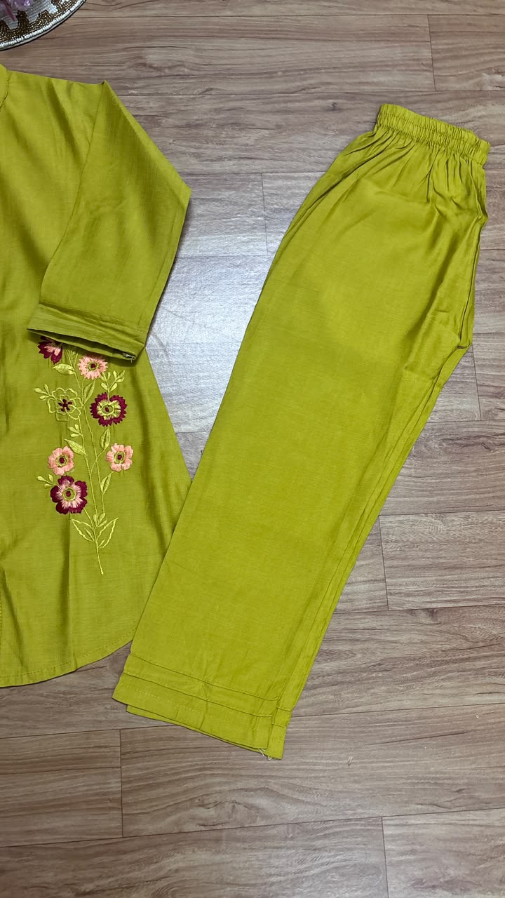 Kids wear with embroidery