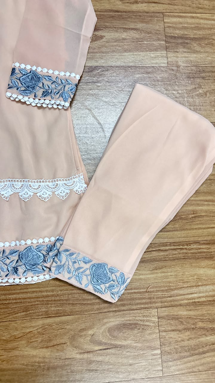 Kids wear embroidery and lace work