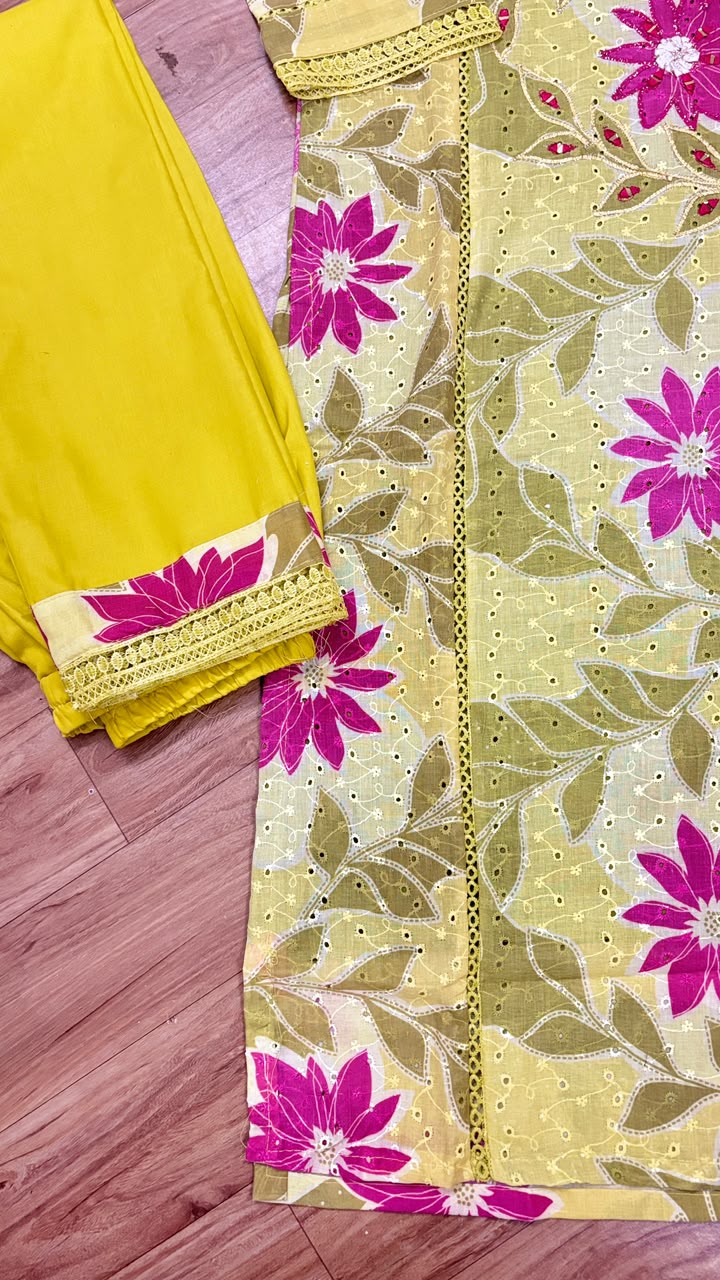 Premium Dress in cotton hakoba material