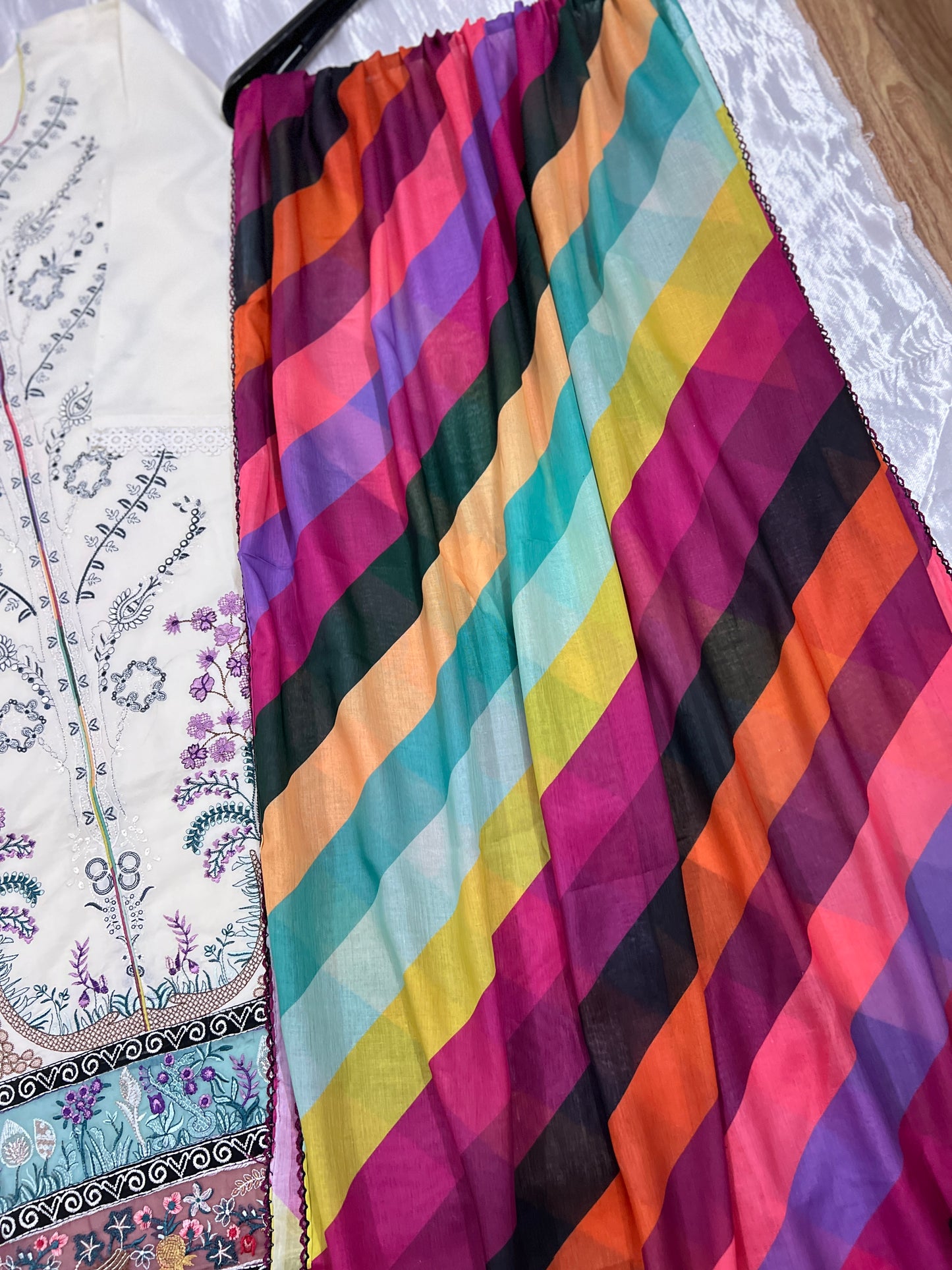 Full Embroidery cotton suit CBRP 500