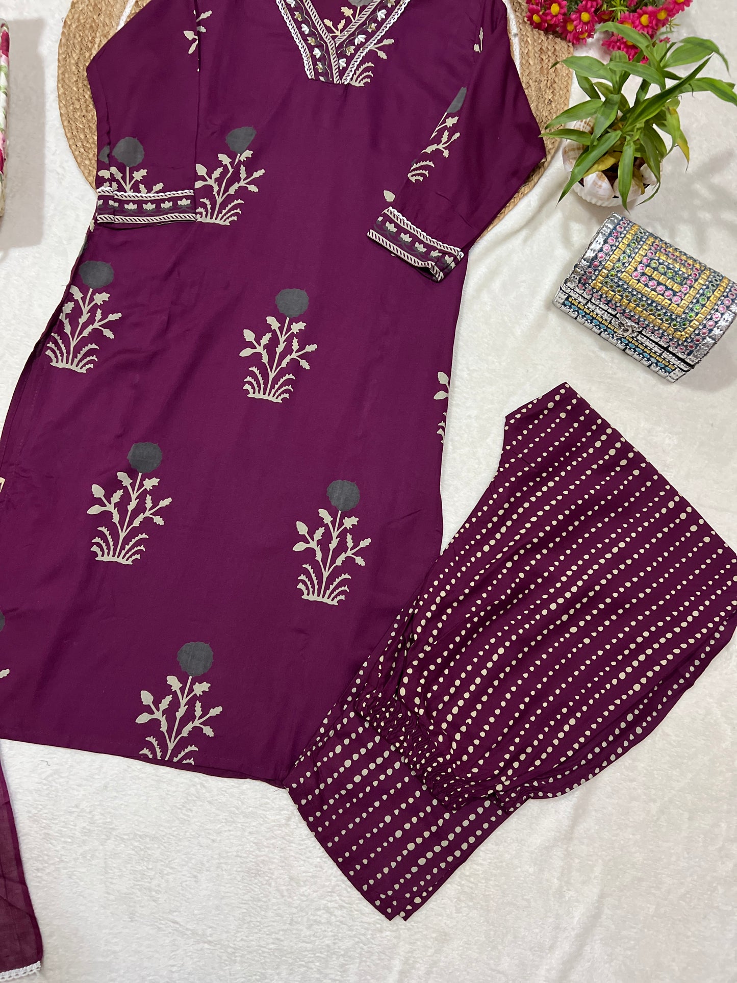 Beautiful dress in soft cotton (cotton rayon)