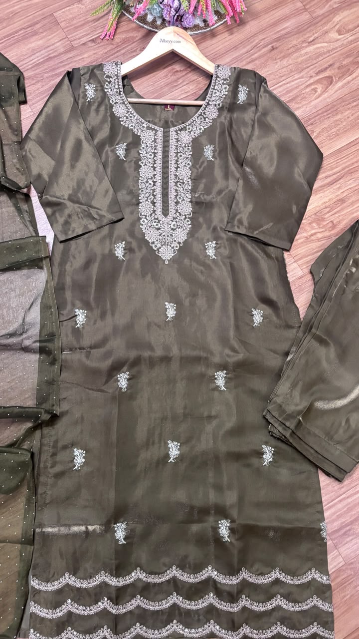 Silk suit set