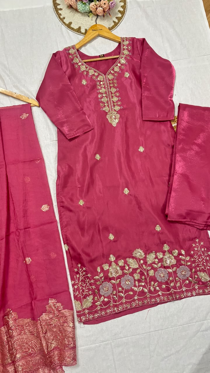 Suit set silk