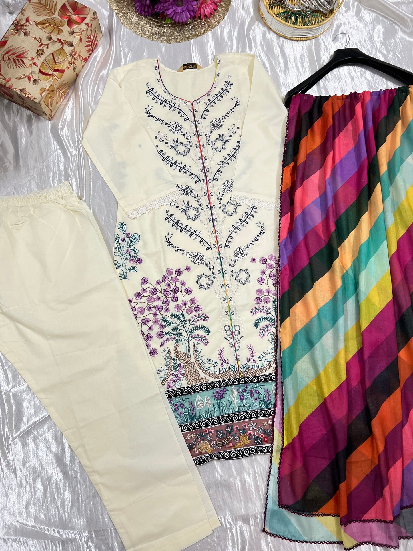 Full Embroidery cotton suit CBRP 500