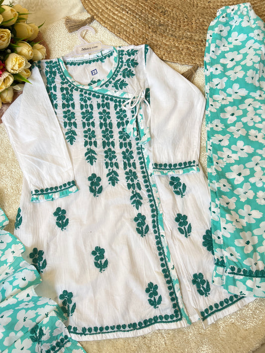 kids Lucknowi style cotton dress CBRP450-500