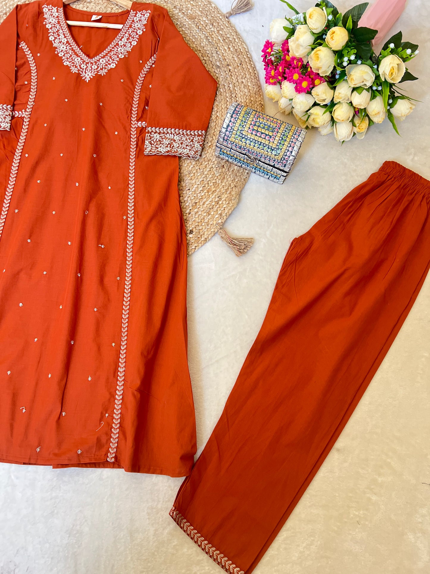 Cotton salwar suit set CBRP0644