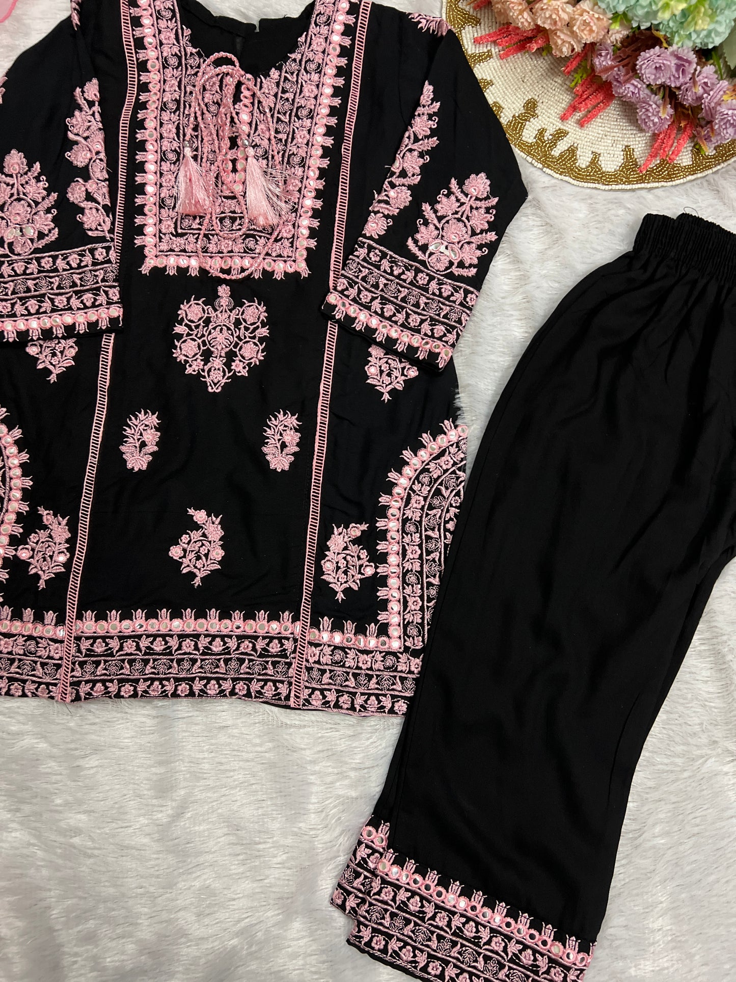 Trending premium kids wear with full Embroidery 5AED Discount on prepaid orders CBRP700