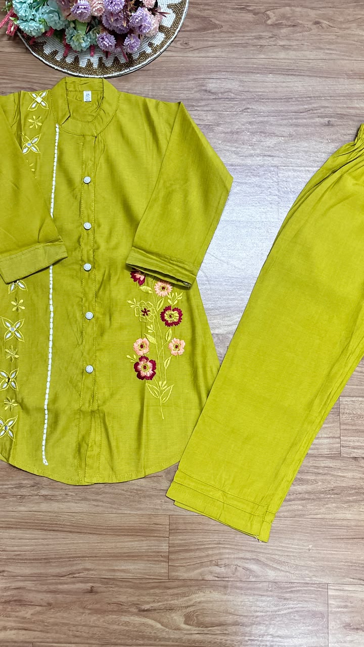 Kids wear with embroidery