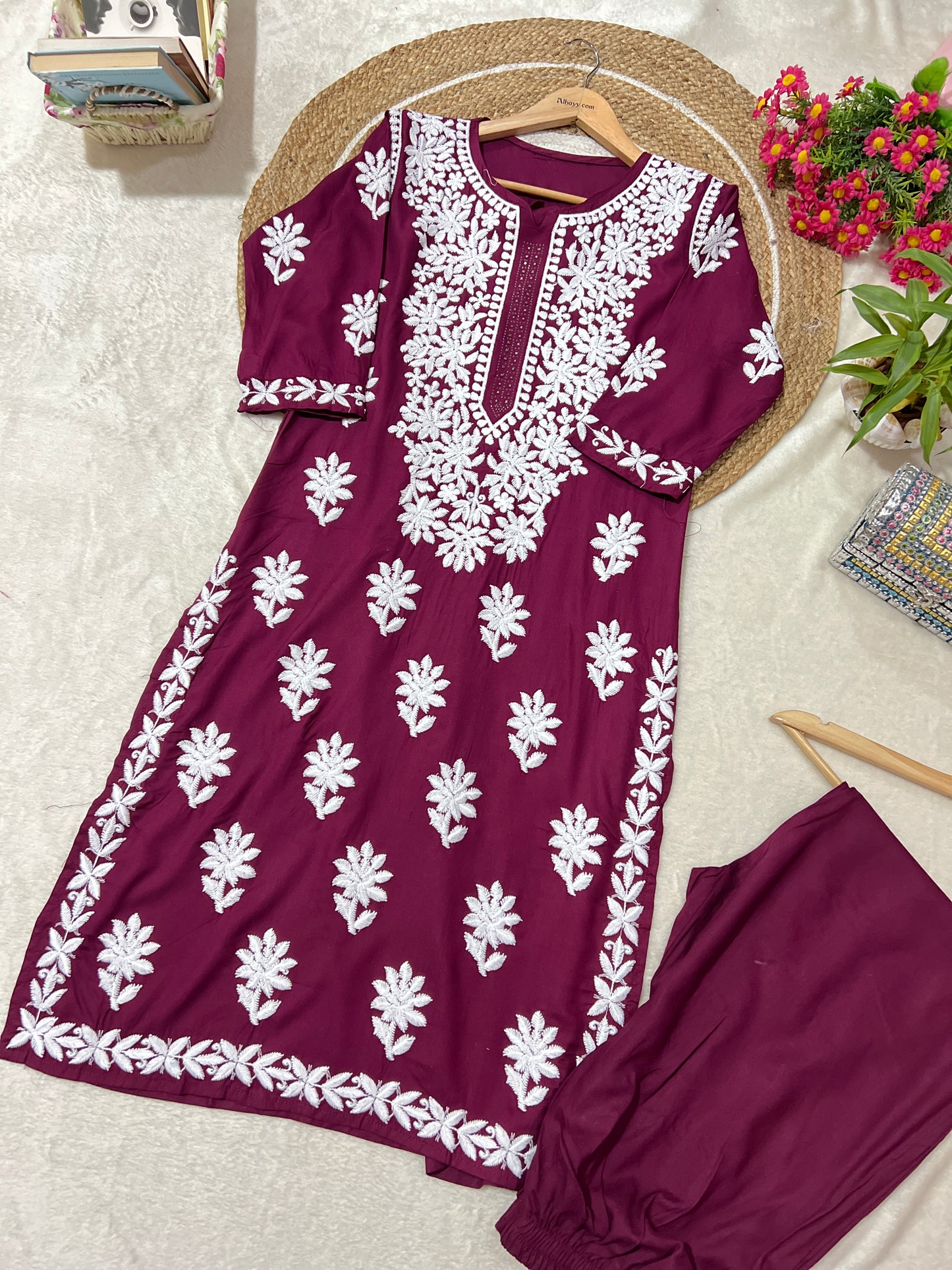 Beautiful lucknowi style dress