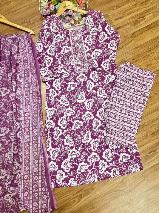Cotton suit