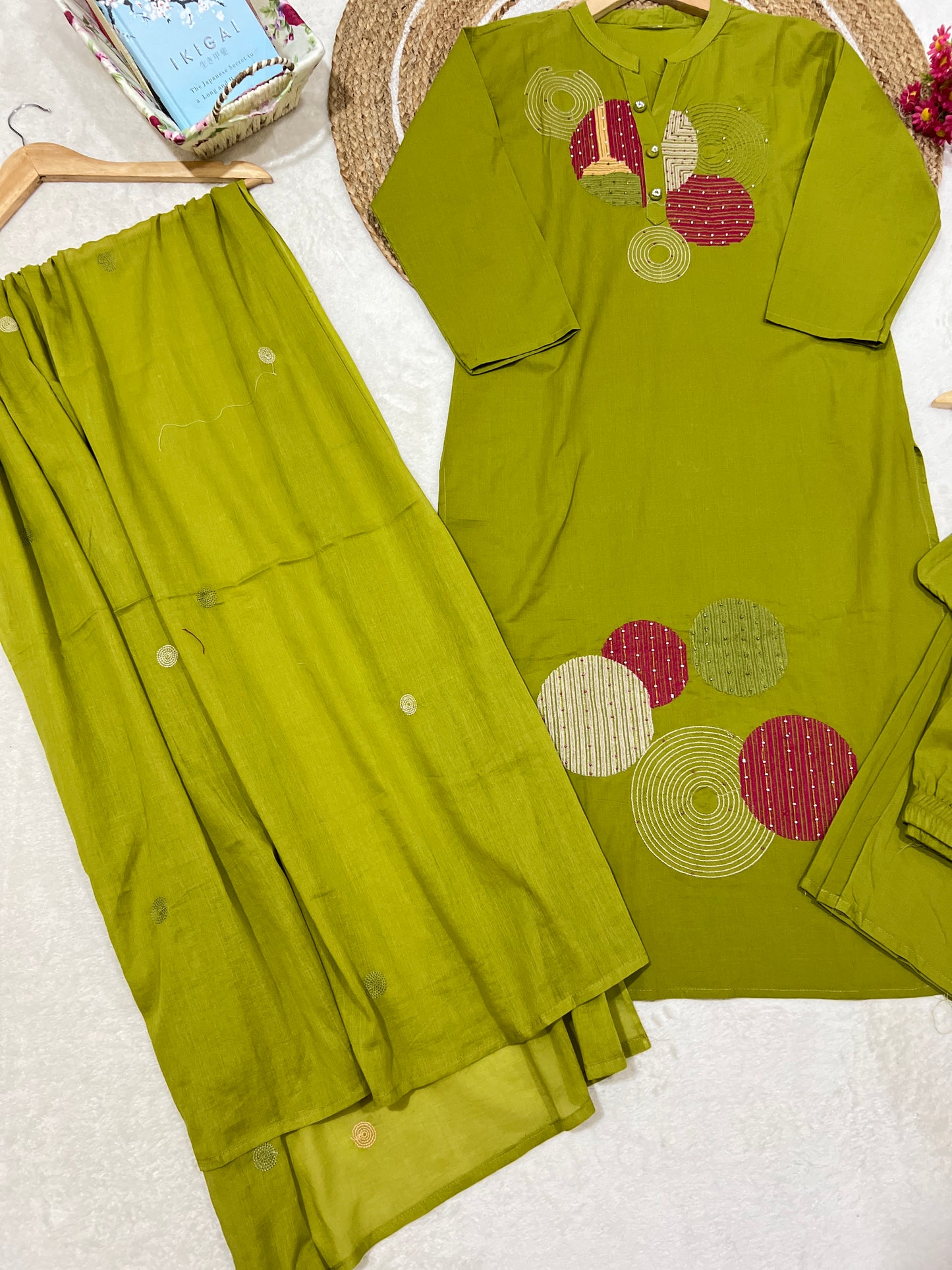 1034-suit set cotton