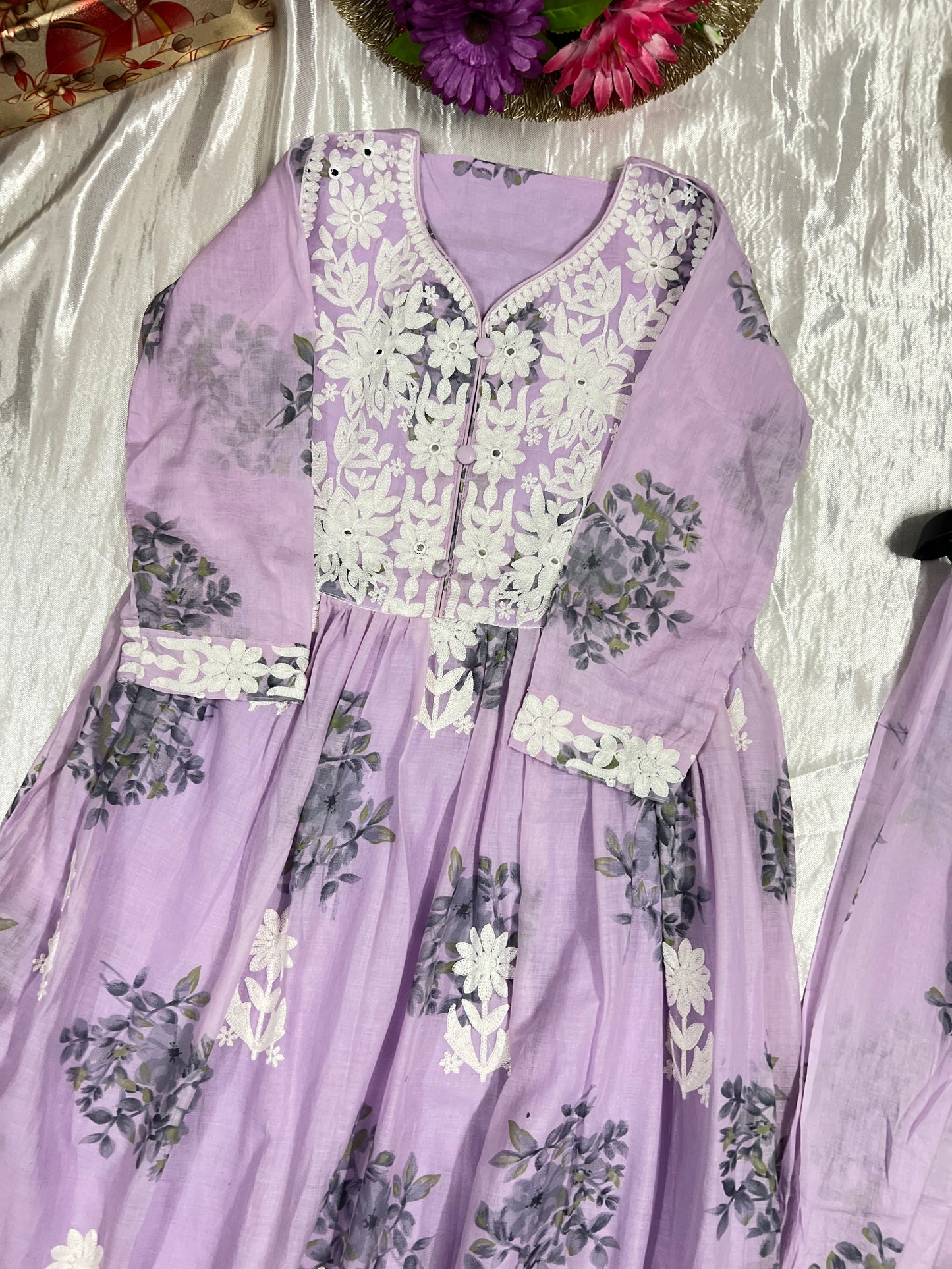 Premium mul cotton suit set