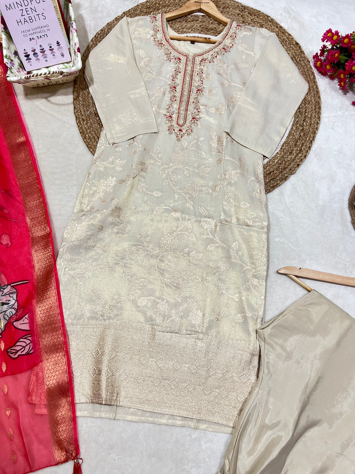 1001- Silk Suit