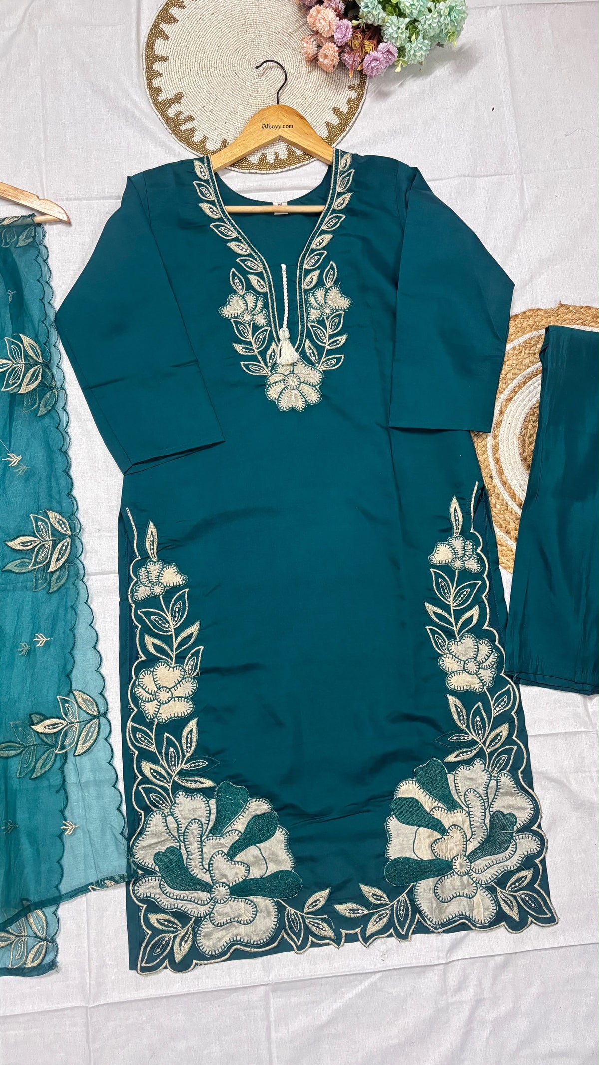 Silk suit set