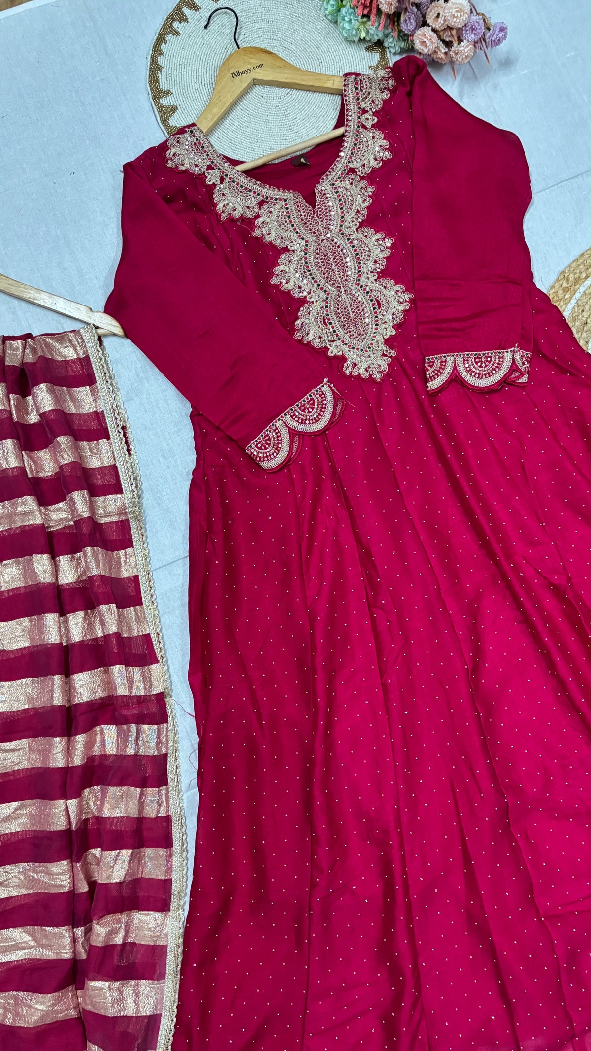 Silk suit set