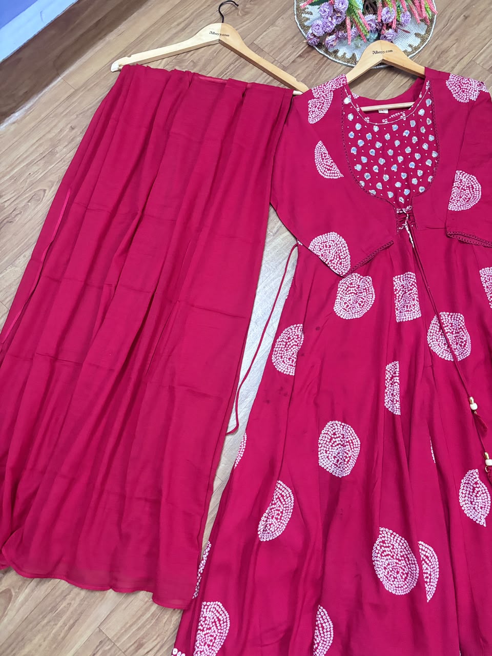 Frock dupatta set cotton