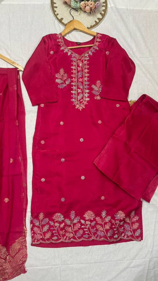 Suit set silk