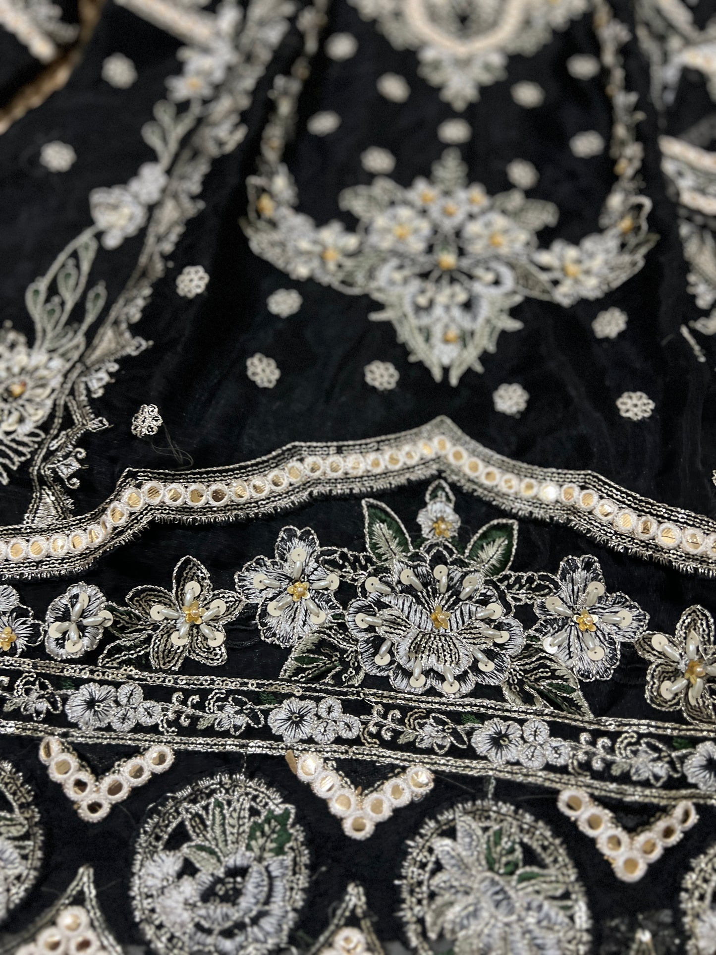 Premium Suit set -material organza with full embroidery and sequins work CBRP2064