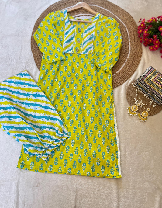 Cotton kurtie pant
