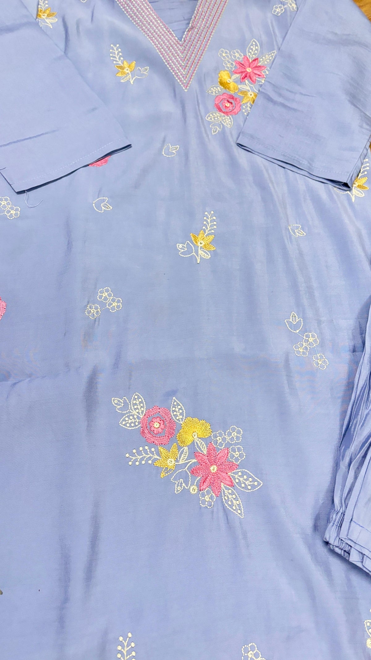 Silk suit set