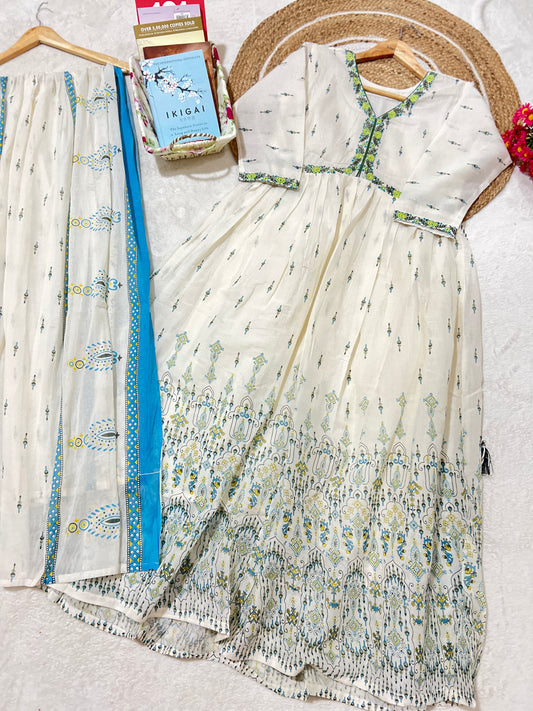 1024-cotton frock dupatta