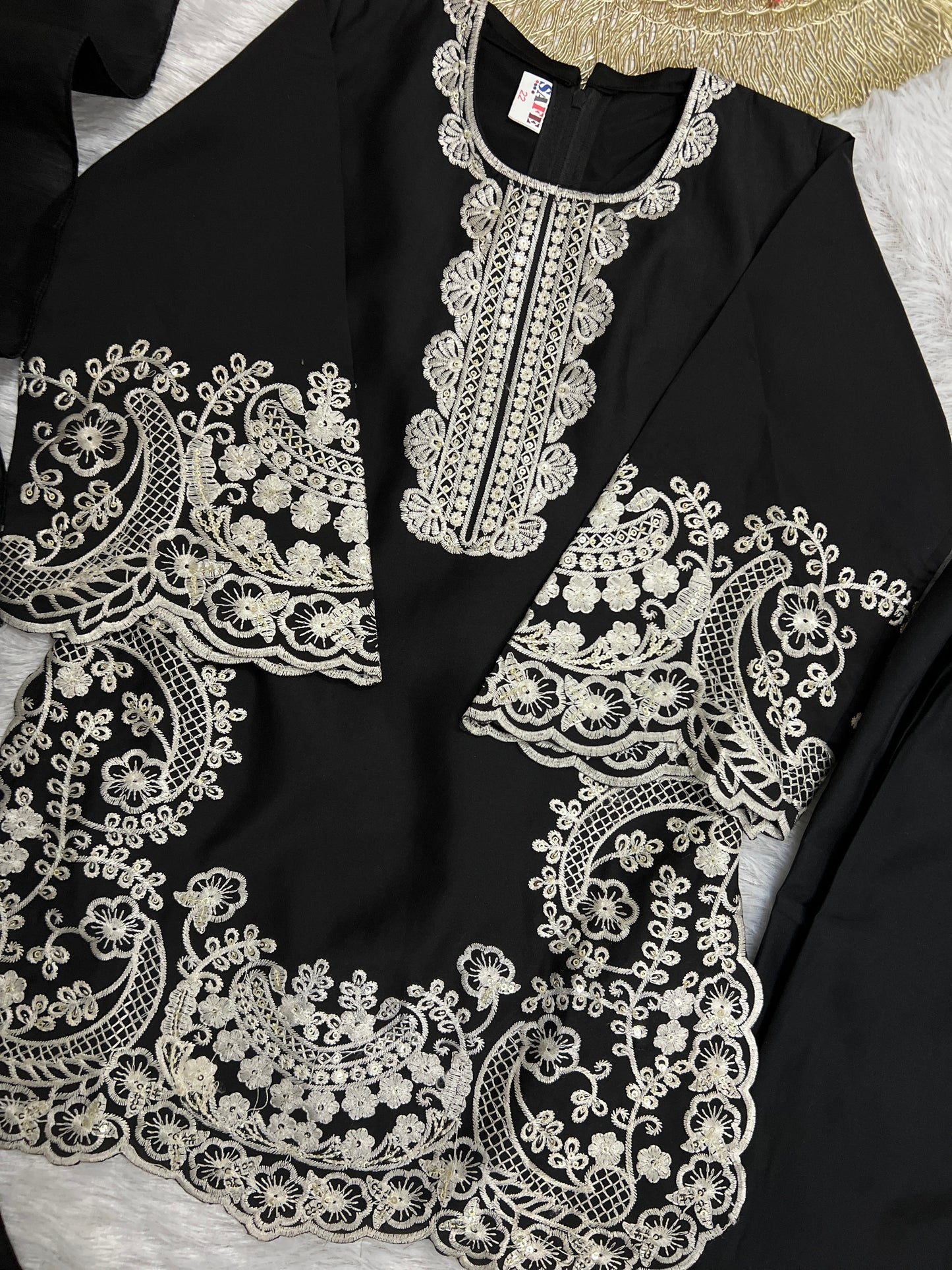 Black embroidery suit CBRP 500