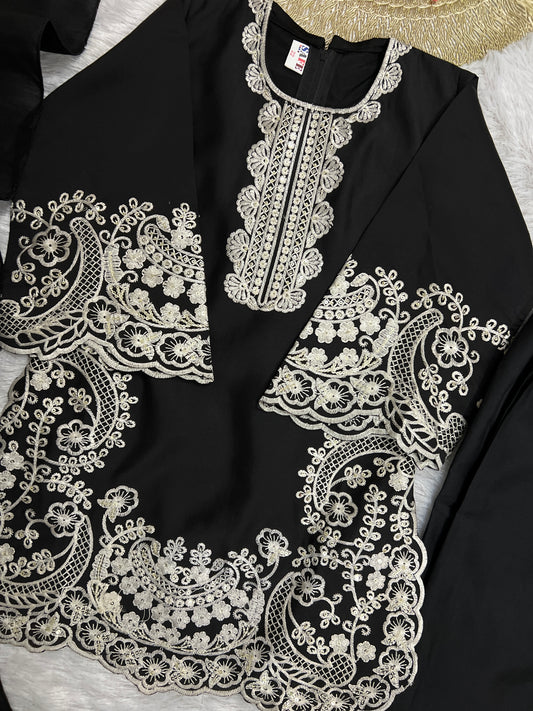 Black embroidery suit CBRP 500