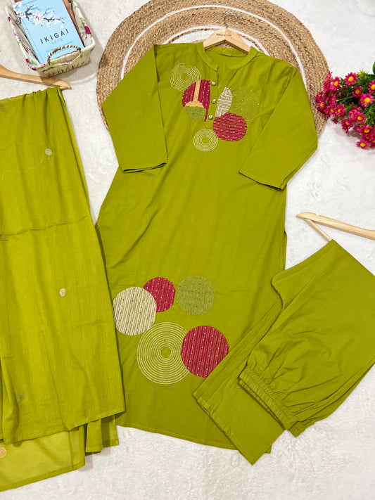 1034-suit set cotton