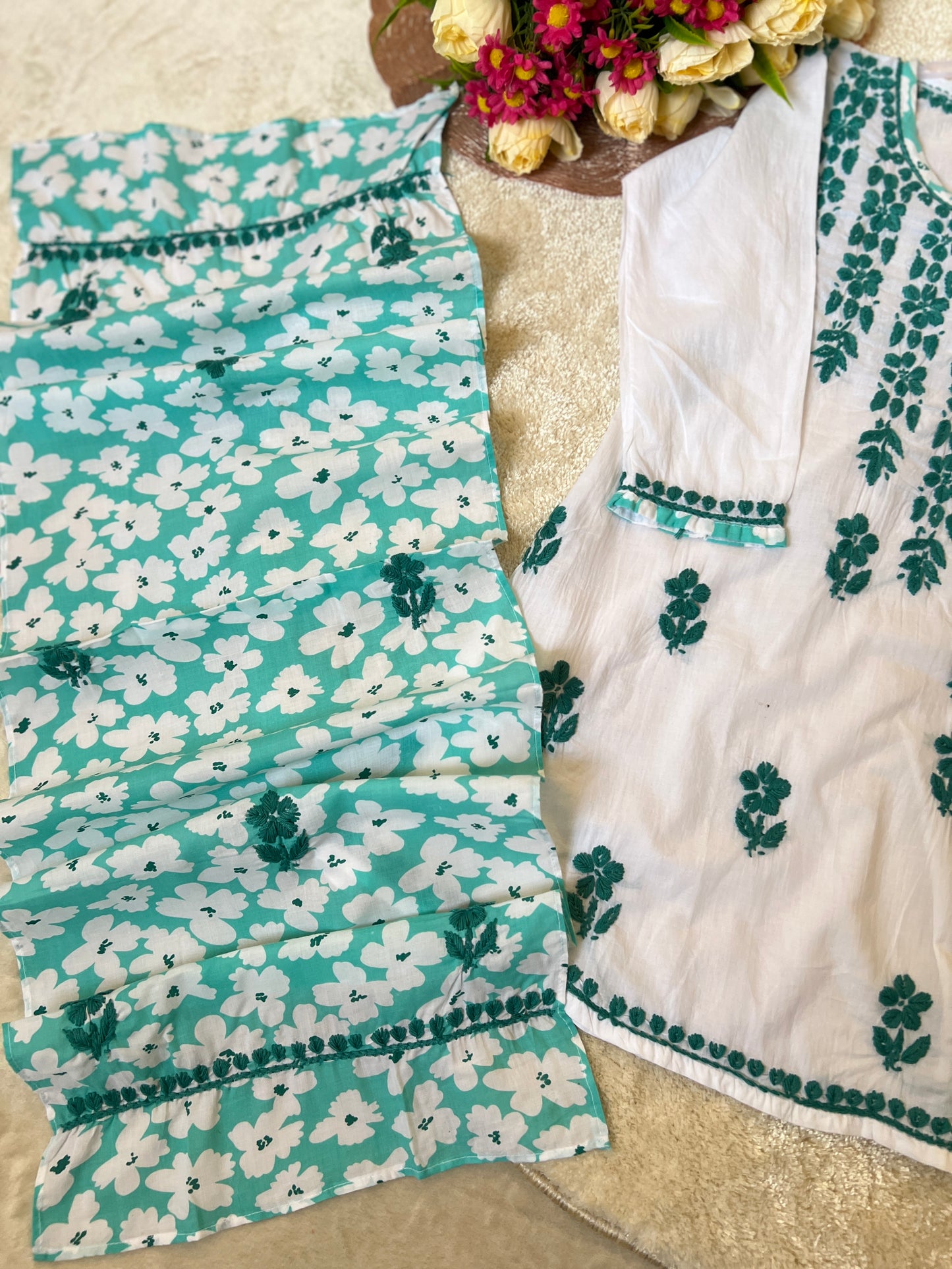 kids Lucknowi style cotton dress CBRP450-500