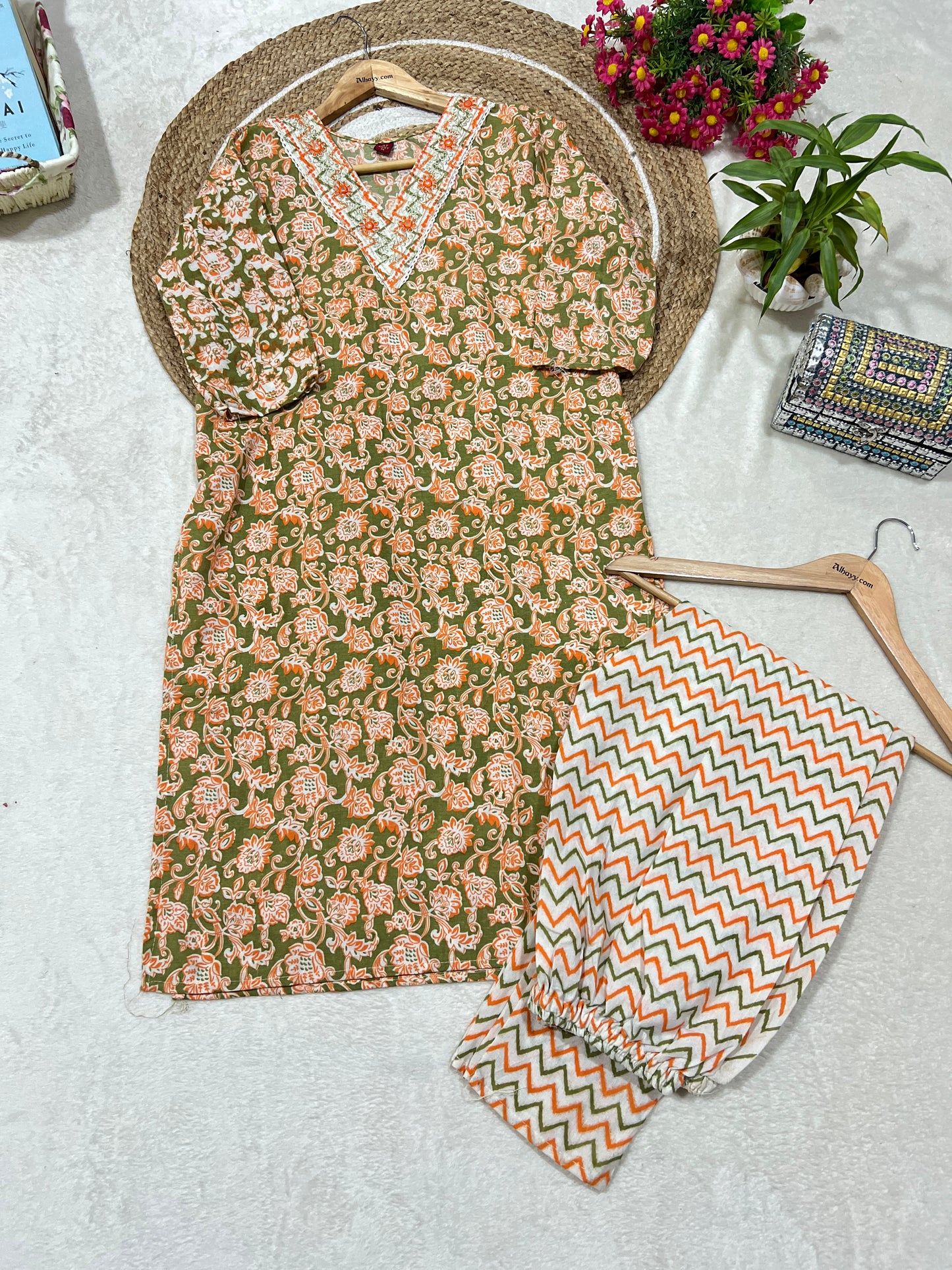 Cotton kurtie pant