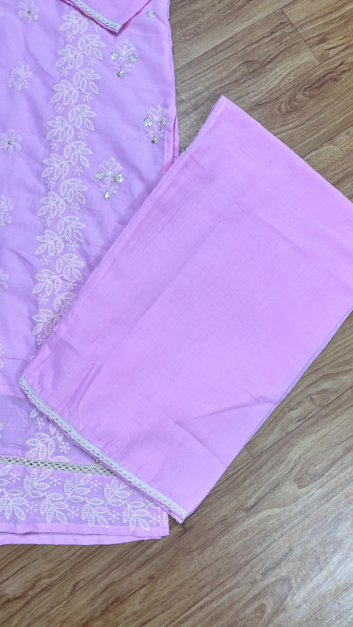 Cotton suit set full embroidery