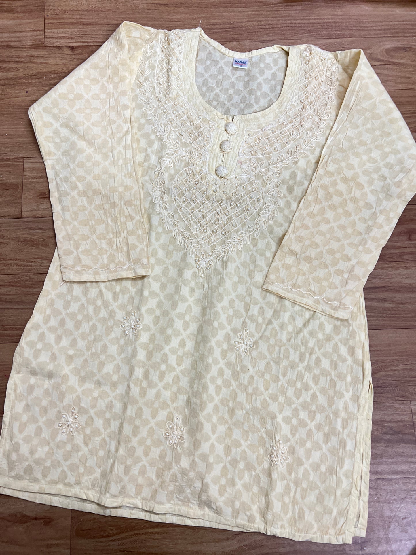 Cotton Chikankari kurti CBRP300