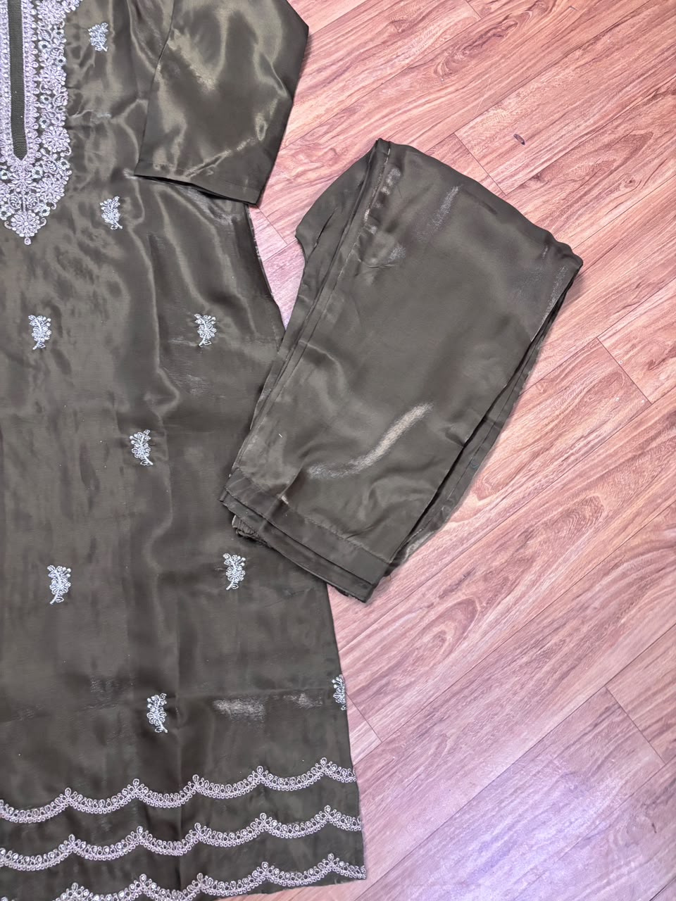 Silk suit set