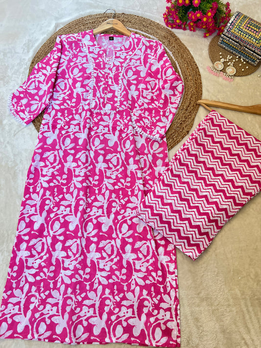 Beautiful cord set in cotton