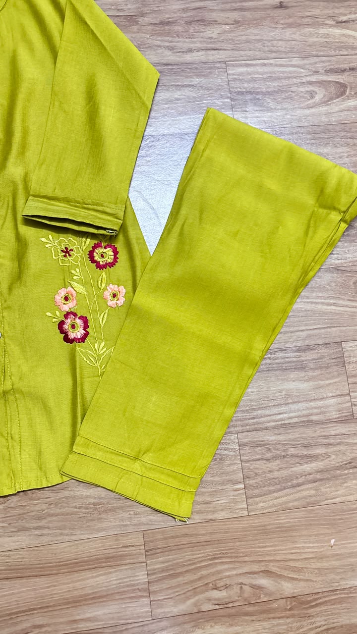 Kids wear with embroidery