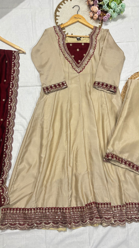 Silk suit set