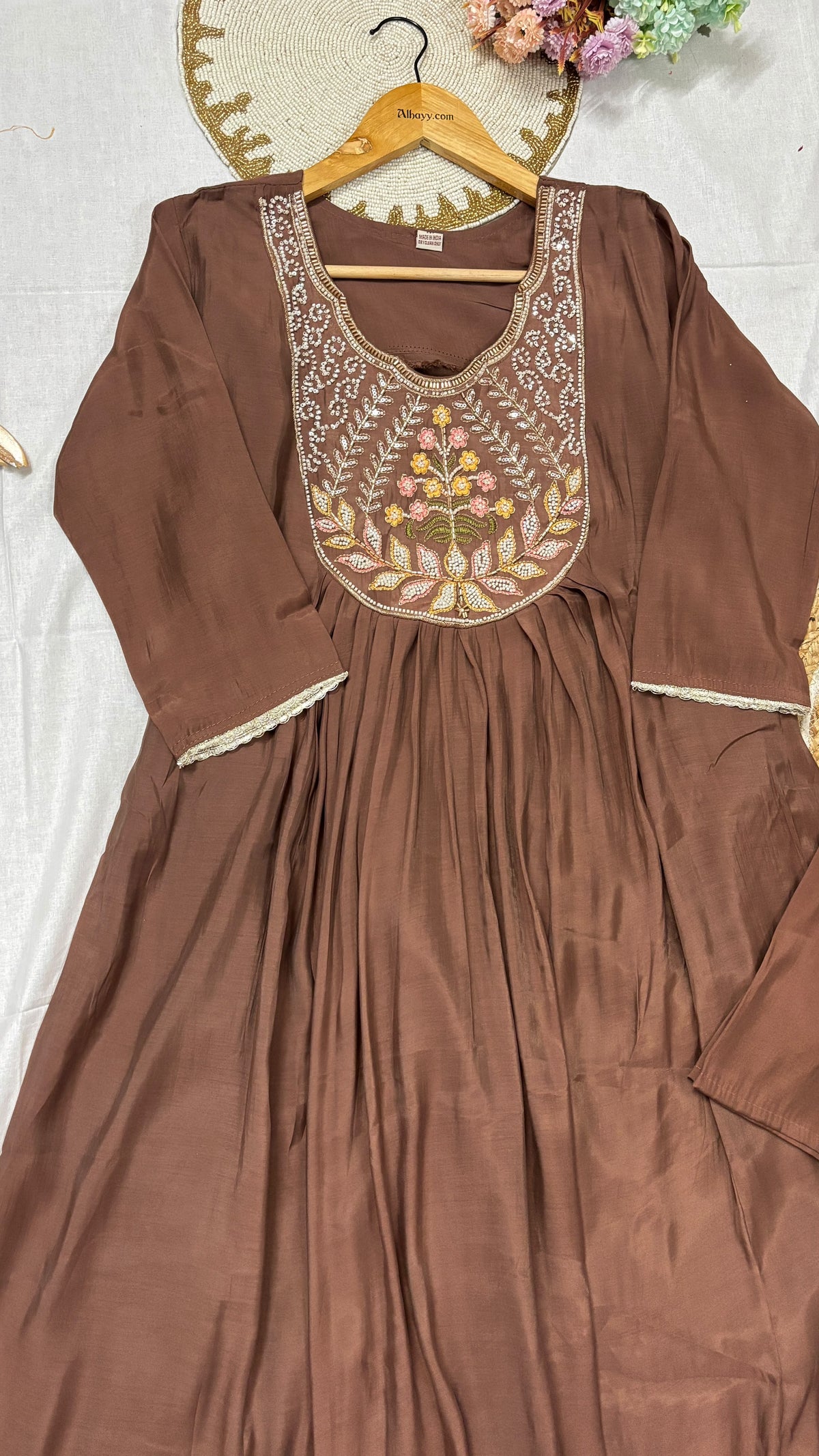 Mul chanderi suit set