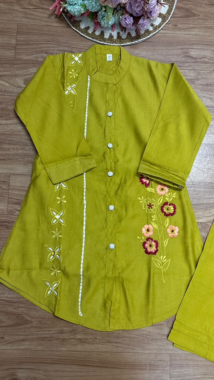 Kids wear with embroidery