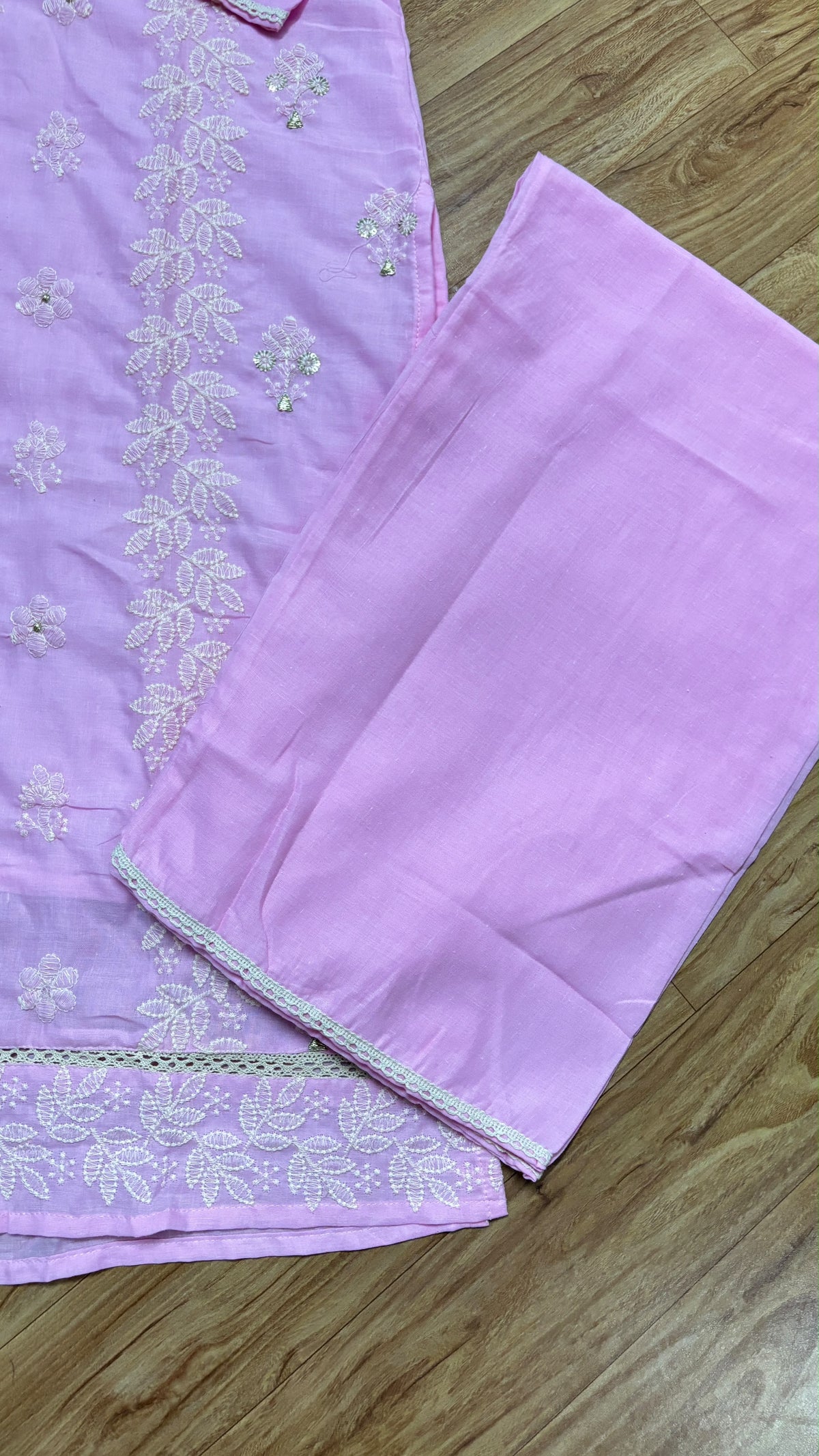 Cotton suit set full embroidery