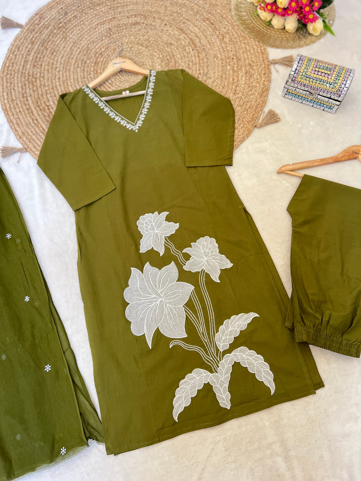 Cotton sut full embroidery CBRP4210