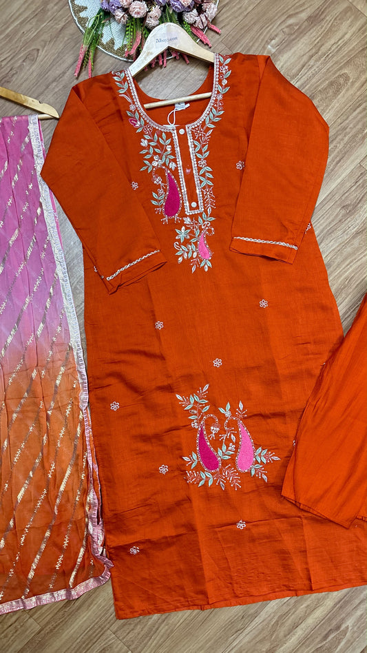 Salwar suit silk material