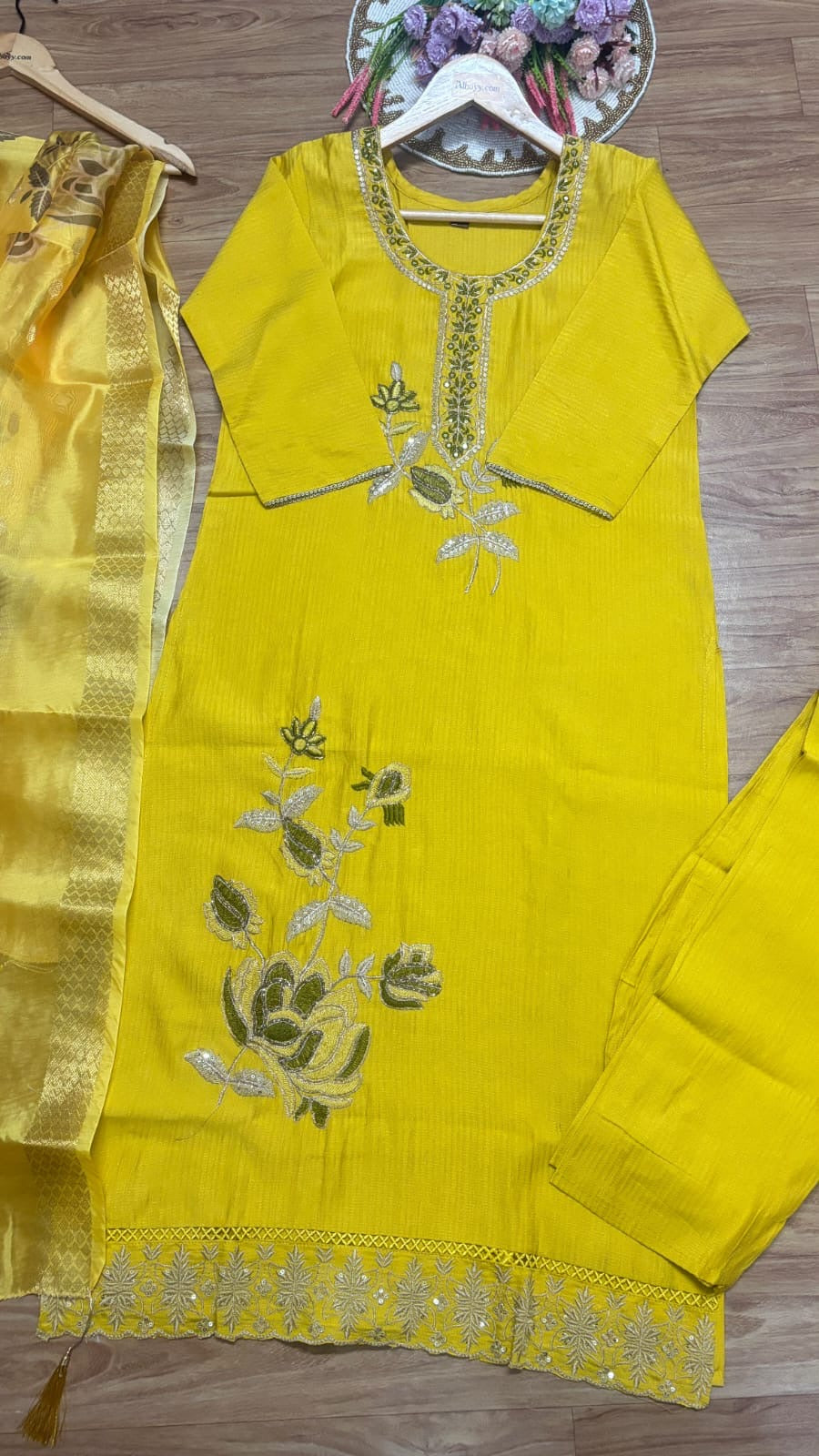 Silk suit set