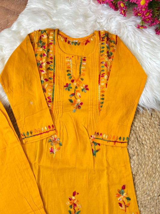 Kids chikankari in cotton