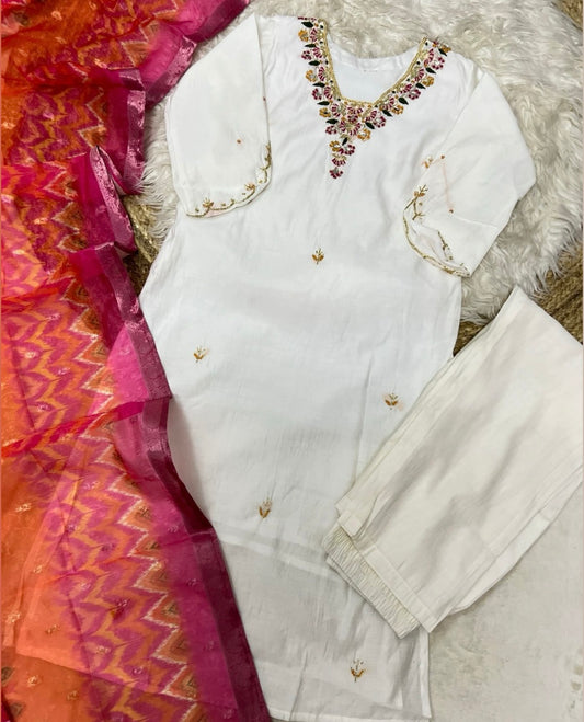 Beautiful Dress with Full Work