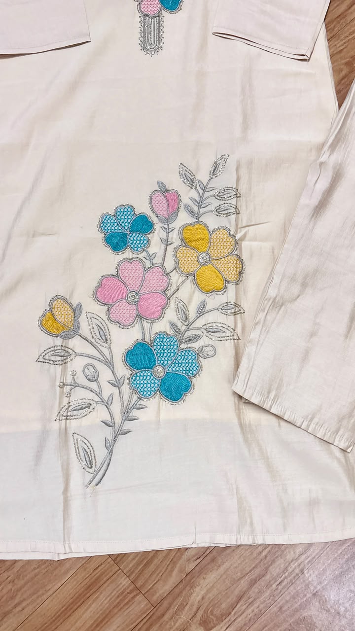 Silk suit set