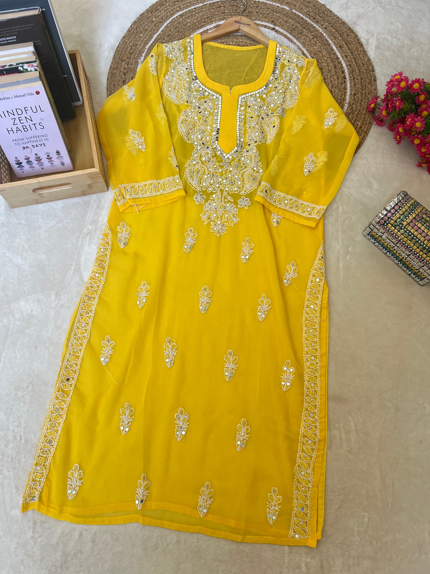 Chikankari kurtie